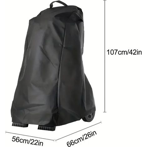 Housse de protection extérieure pour nettoyeur haute pression, housse de protection pour pompe de nettoyeur haute pression électrique (56 x 66 x 107 cm). (1/4)
