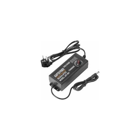 Memkey – Transformateur d'éclairage ajustable 60W 5A – Tension de sortie 3-12V DC – Protection contre surtensions et courts-circuits – Compatible avec bandes LED - AC100V-240V