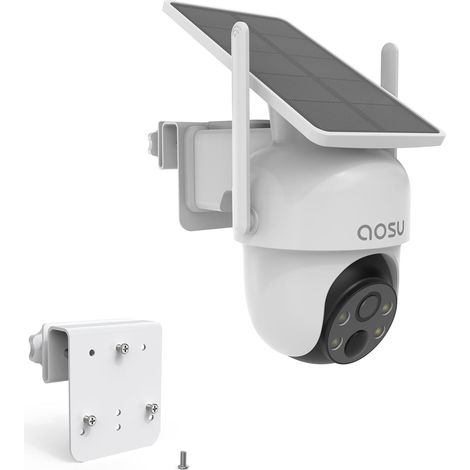 Support de gouttière pour caméra de surveillance 2K/3MP Batterie solaire d'extérieur (C9C2CA11/C9C3CA11) (1/5)