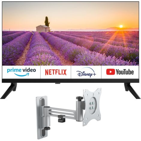 PACK EQUINOXE Téléviseur 22" Smart TV Camping-car + Support