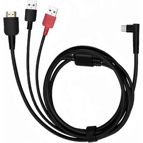 CB05A 3-in-1-Kabel für Huion Kamvas 12, 13/13 Gen 3, Kamvas 16 (2021) Grafiktabletts mit HDMI, USB-C und USB-A (1/5)