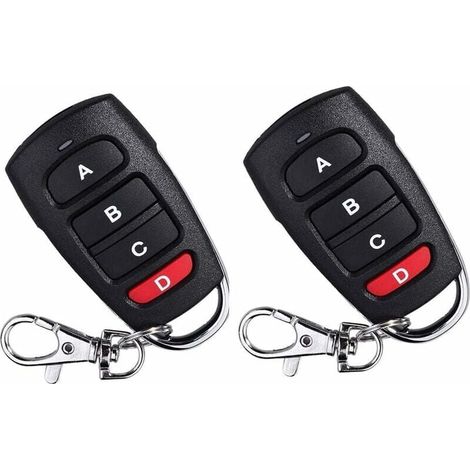 433 MHz 2-Pack Universal Replacement Remote Control for Electric Garage Door YMYNY