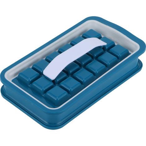Bac à glaçage pliable 36 cases en silicone alimentaire, moule à glaçons réutilisable pour maison (1/5)