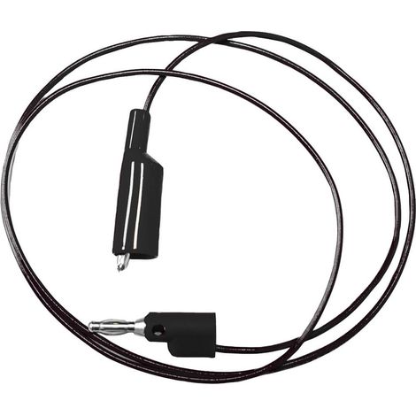 Mueller Electric BU-2030-A-60-0 Cordon de mesure banane mâle 4 mm pince crocodile 1.5 m noir 1 pc(s)