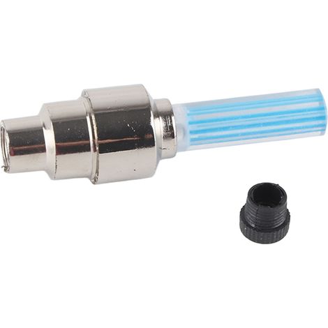 Helle LED-Leuchte für Mountainbike-Reifenventilkappe, blau (1/5)