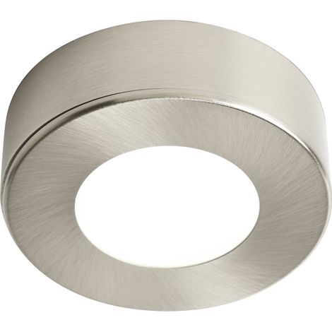 Litecraft Rofa Under Cabinet Light Round 3 Watt CCT LED - Satin Nickel