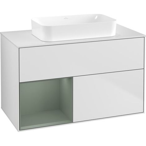 Villeroy & Boch G651GMMT Armoire sous lavabo Finion G65 (1/2)