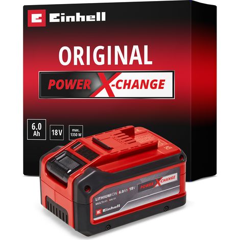 Einhell Batterie 6,0 Ah Multi-Ah PXC PLUS (Lithium-Ion, 18 V, 4-6 Ah Multi-Ah, pour tous les appareils Einhell PXC)