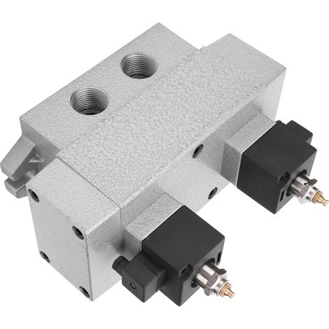 Électrovanne 5/3 double commande électrique, structure à tiroir coulissant, G3/4in, K35D2H-20, alimentation DC24V (1/5)