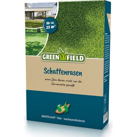 Greenfield Schattenrasen, Mantelsaat Vital - 0,5 kg schattentoleranter Rasensamen (1/2)