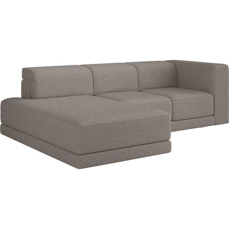 Selsey Novals - Ecksofa L-Form, 4-Sitzer, links, Bouclé Greige, 278 cm (1/5)