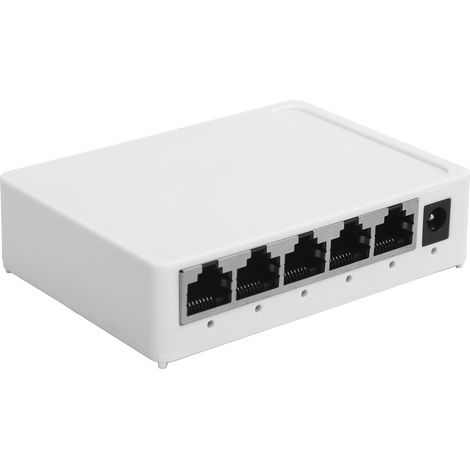 Commutateur Ethernet Gigabit 5 ports, adaptateur réseau RJ45 100/100/1000 Mbps, prise UE 100-240 V
