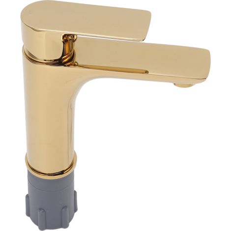 Robinetterie de lavabo G1/2, mitigeur eau froide et chaude surélevé pour salle de bain, robinet de vasque à poser (modèle sous-vasque) (1/5)