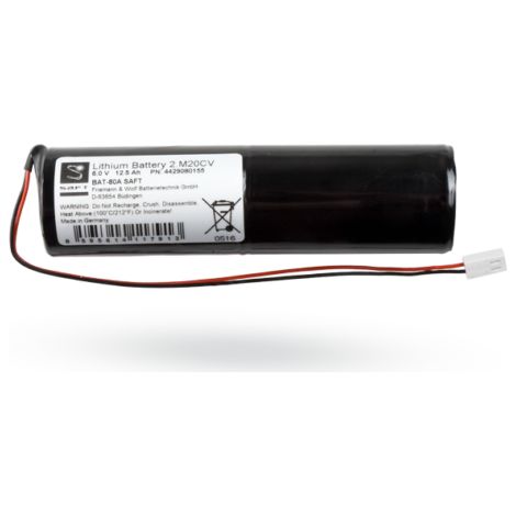 Saft Batteria litio compatibile Jablotron BAT-80A 6V 12,5Ah M20-2S 2M20CV J80A