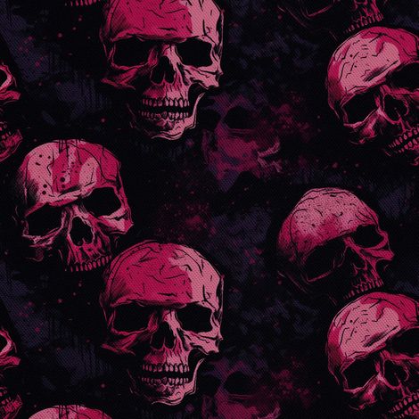 Tela decorativa para exteriores Oxford - Motivo de calavera I DX4124 (1/5)