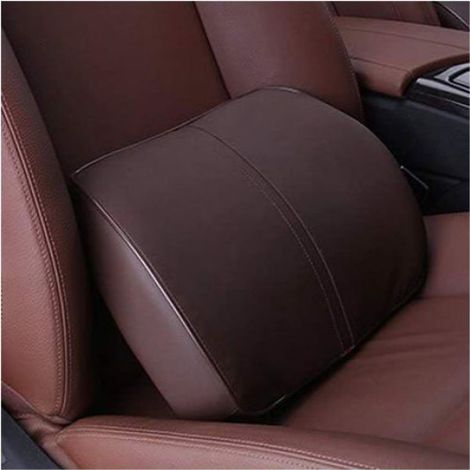 Soutien Lombaire - Coussin Dos Memoire Forme - Pour Siege Voiture Bureau Fauteuil Inclinable - 1 Piece (1/3)