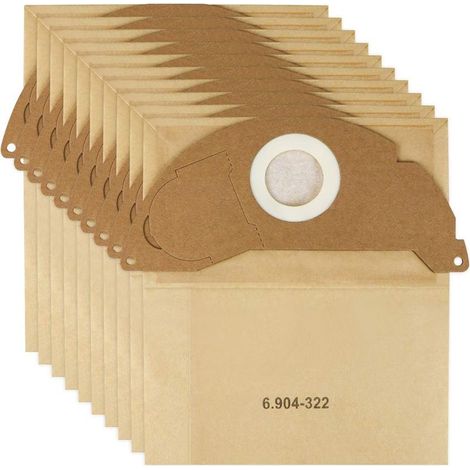 sac daspirateur papier ecologique industriel compatible avec modeles karcher a2003 a2004 wd2250 a2054 lot de 10 (1/5)