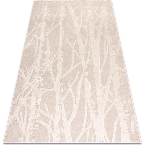 Tappeto DUNE 2526 beige – Albero, rami struttura beige 80x150 cm