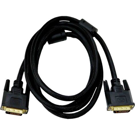 Oypla 2m DVI-D 24 + 1 Pin Male to Male Dual Link Gold Cable Lead (1/4)