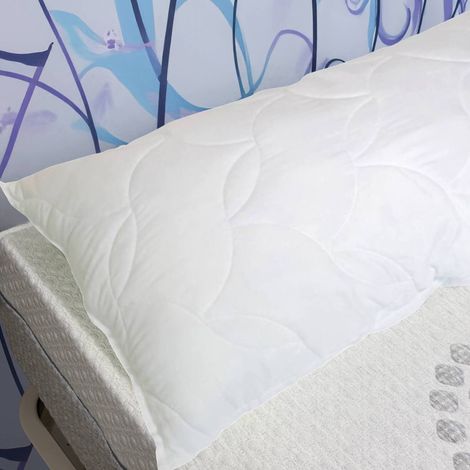 Dmora Talamo Italia Almohada para cama, 100% Made in Italy, Almohada en grapa Memory perforada, Hipoalergénica y Transpirable, 73x44xh14 cm (1/3)