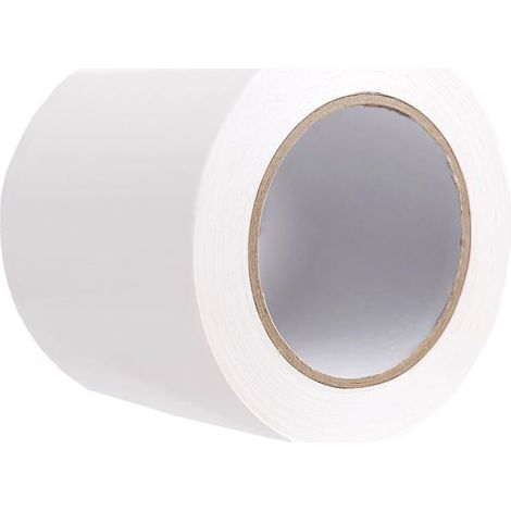 Ruban d'étanchéité - Blanc - 10 cm x 30 m - Polyéthylène - Étanchéité vide sanitaire - Réparation cloisons sèches (1/5)