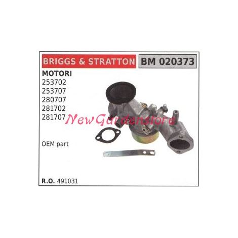 Carburatore a vaschetta B&S tagliaerba rasaerba tosaerba 253702 253707 020373