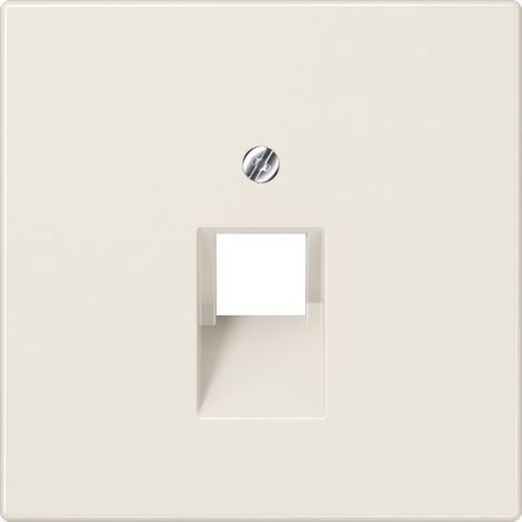 Abdeckung für Telefon- oder Datenbuchse RJ11-RJ45 IVORY JUNG LS 969-1 UA (1/2)