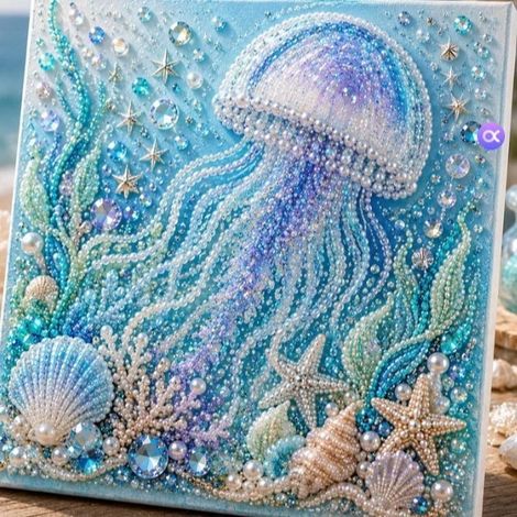 Kit de décoration intérieure portable et tendance à succès Ghost Pearl Art DIY - Série Océan - 2 --