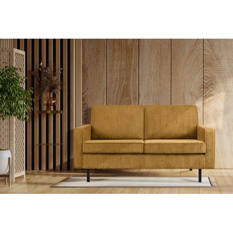 KONSIMO INVIA Sofa 2-Sitzer, Gelb (1/5)