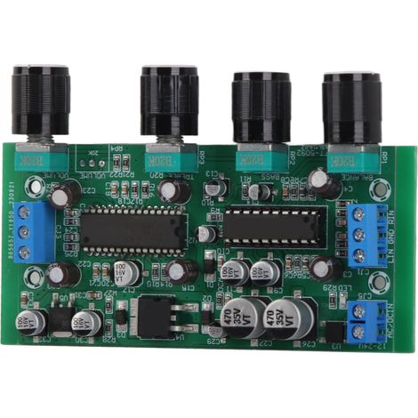 Préampli audio avec contrôle du volume pour home cinéma et système stéréo