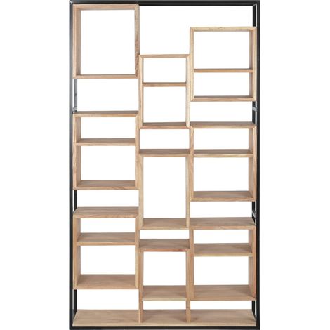 Estanteria Teca Metal 110X27X195 Natural (1/5)