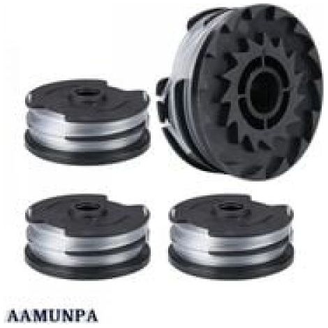 Carretes De Recambio Para Cortacesped De Cuerda - 4 Unidades - 2 X 4 M - Diámetro 1 6 Mm - Compatible Con Parkside PRTA 20-Li A1 B2 C3 PRT 550 A1 A3 PRT 300 A1 (1/5)