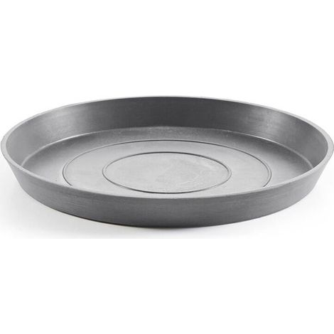 Ecopots Untersetzer rund 30 für Blumentopf - L 28,7 cm x B 28,7 cm x H 3 cm - Innen- und Außenbereich