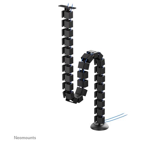 Organizador/administrador de cables de escritorio Neomounts ADS06-130BL, color negro. (1/5)