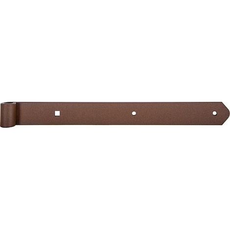 Gond de volet DURAVIS® 400 ⌀ 13 mm, droit, extrémité arrondie, matériau : Acier, bleu zingué, surface : beige nacré RAL 1035