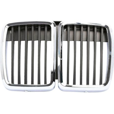 Calandre avant chromée noire en forme de haricot pour BMW Série 3 E30 M3 (1982-1991) (1/5)