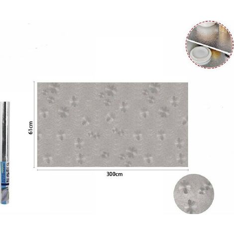 TrAdE Shop Traesio - Rotolo Adesivo Alluminio 61cmx3mt Per Cassetti Mobili Armadi Parati Cucina 70504 - (1/5)