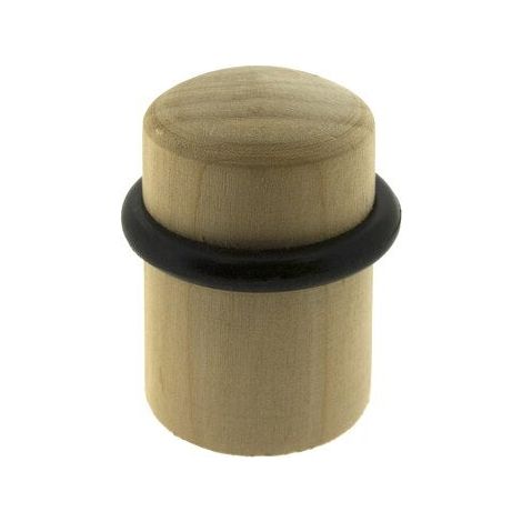 ALPERTEC - Butées sol cylindrique bois brut lot de 4 (1/4)