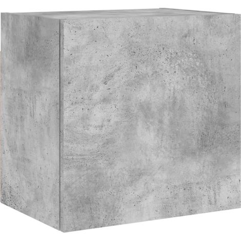 Mobile TV multimediale scaffale TV credenza TV sala da pranzo soggiorno camera da letto montaggio a parete 405 x 30 x 40 cm legno ingegnerizzato grigio 020027781