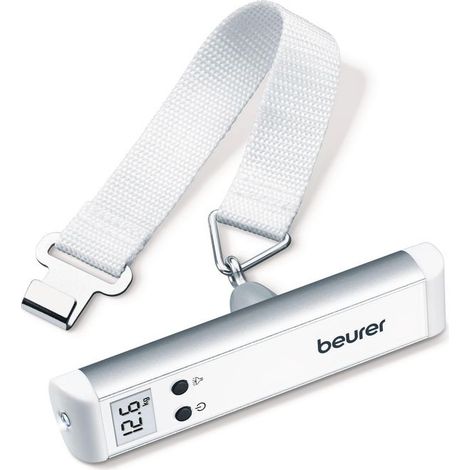 Beurer LS-10 Bilancia pesa valigie 732.10 Portata max. 50 kg Risoluzione 50 g a batteria Argento (1/2)