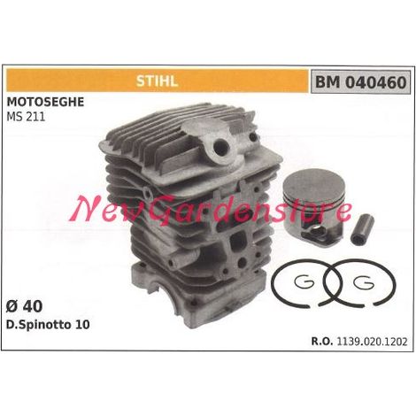 Kolben-Kolben-Zylindersegmente STIHL Kettensägenmotor MS 211 040460