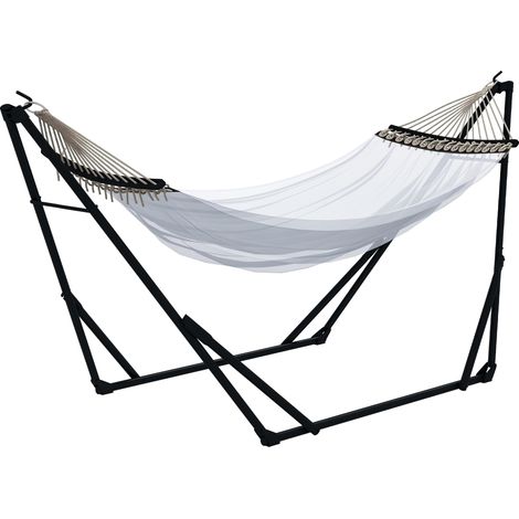 Estructura de columpio con columpio incluido – Telaio 263x89x100 cm para niños – Blanco y negro