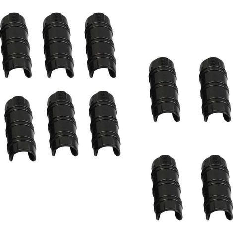 VURAHOME - 19Mm Serre Cadre Tube Tige Clip Serre Film Plastique Clips de Tuyau Pinces de Tuyau Fixes Connecteur Pinces Net Jardin Ombre Accessoires 10 Pièces, (1/5)