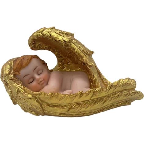 Statue d'ange bébé, sculpture décorative pour salle à manger, étagère de bibliothèque, festival (1/5)