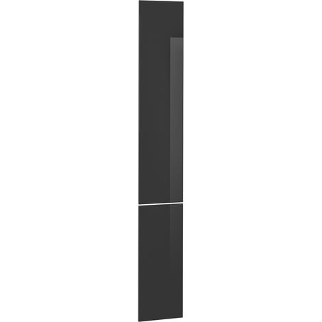 Frente de cocina R-Line, Antracita alto brillo, 29.6 x 196 cm frente de mueble para armario alto extraíble, Vicco (1/5)