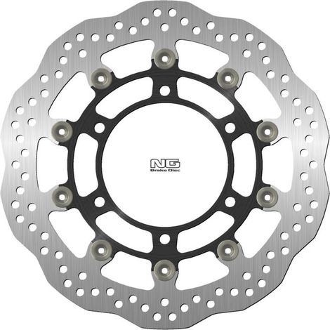 Disco de freno delantero NG para Triumph Bonneville 900 '89-'90, Trophy 1200 '91-'04 (310 x 118 x 5 mm) (6 x 10,5 mm) Flotante Wave