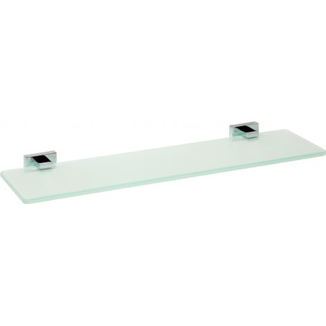 Tablette de douche murale en verre PLAZA 60x14x3,5 cm (1/2)