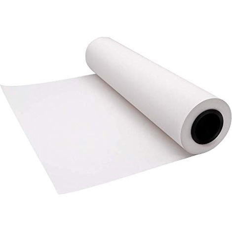 Butcher Paper - 45,7 cm x 5334 cm - Papier Kraft Blanc Alimentaire Non Blanchi Non Cire Non Enduit - Rouleau Unique (1/5)