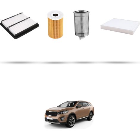 Kit tagliando 4 filtri compatibile con Kia Sorento III (UM) 2.0 CRDi 136kw dal 2014 (1/5)