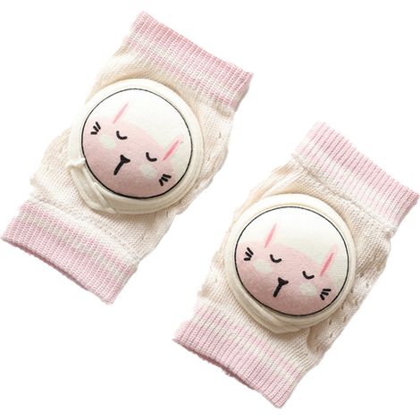Genouillères Bébé - Protection Genoux Pour Ramper Et Marcher - Élastiques Respirantes En Fibre Coton - Taille Unique Pour 0 À 4 Ans - Par 2 (1/5)